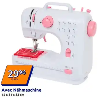 Action Avec Nähmaschine Angebot