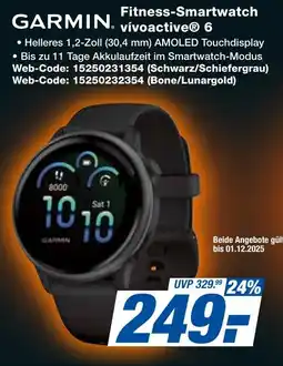 expert Techno Land GARMIN Fitness-Smartwatch vívoactive 6 Angebot