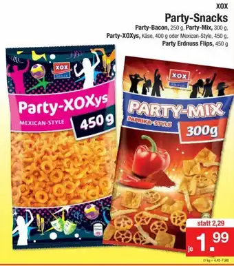 Zimmermann XOX Party Snacks Angebot