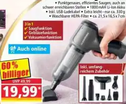 Norma Cleanmaxx Akkusauger 3 in 1 Angebot