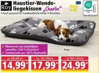 Norma Roy Haustier-Wendeliegekissen Charlie Angebot