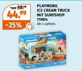Müller PLAYMOBIL ICE CREAM TRUCK MIT SURFSHOP Angebot