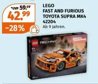 Müller LEGO FAST AND FURIOUS TOYOTA SUPRA MK4 42204 Angebot