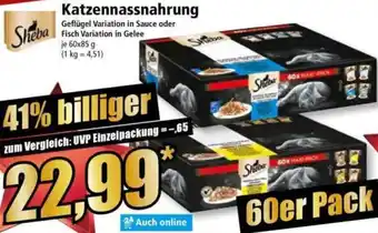 Norma Sheba Katzennassnahrung Angebot