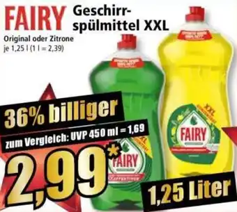 Norma FAIRY Geschirr Spülmittel XXL Angebot