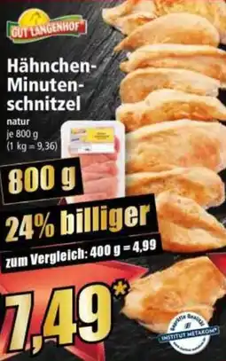 Norma GUT LANGENHOF Hähnchen Minutenschnitzel Angebot