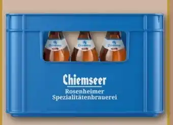 REWE Center Chiemgauer Brauhaus Rosenheimer Chiemseer Hell Angebot