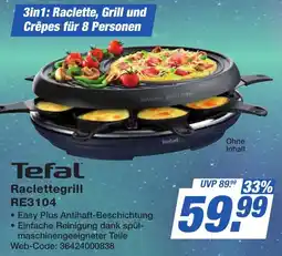 K+B Expert Tefal Raclettegrill RE3104 Angebot
