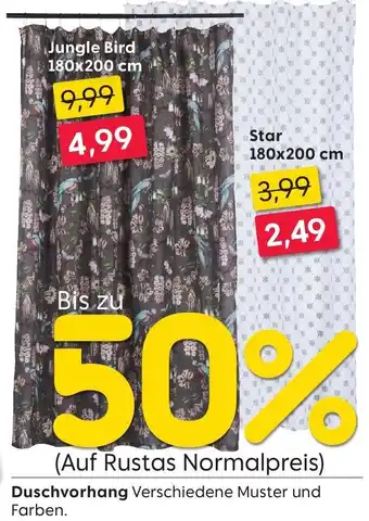 Rusta Duschvorhang Angebot