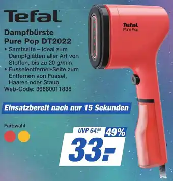 K+B Expert Tefal Dampfbürste Pure Pop DT2022 Angebot