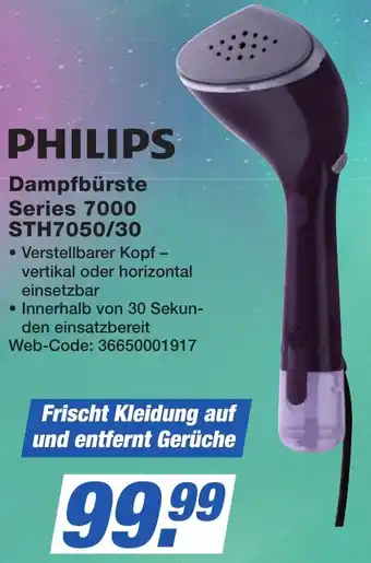 K+B Expert PHILIPS Dampfbürste Series 7000 STH7050/30 Angebot