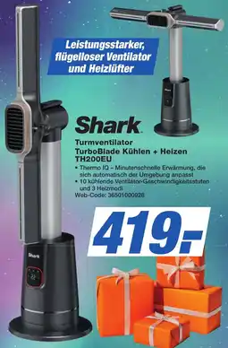K+B Expert Shark Turmventilator TurboBlade Kühlen + Heizen TH200EU Angebot