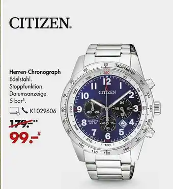 Galeria Citizen Herren Chronograph Angebot