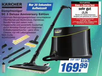 K+B Expert KÄRCHER Dampfreiniger SC 3 Deluxe Anniversary Edition Angebot