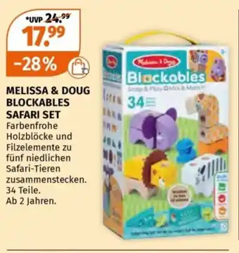Müller MELISSA & DOUG BLOCKABLES SAFARI SET Angebot