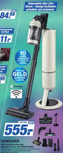 K+B Expert SAMSUNG Akku-Handstaubsauger Bespoke Al Jet 100 EX80F28EES Angebot