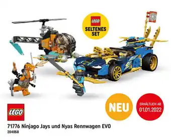 Smyths Toys Lego 71776 Ninjago Jays und Nyas Rennwagen Evo Angebot