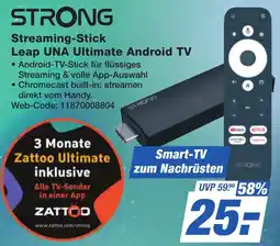 K+B Expert STRONG Streaming-Stick Leap UNA Ultimate Android TV Angebot