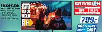 K+B Expert Hisense Mini LED TV 65E8Q Angebot