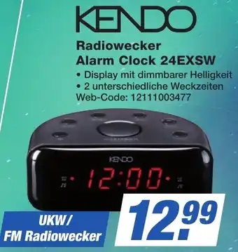 K+B Expert KENDO Radiowecker Alarm Clock 24EXSW Angebot