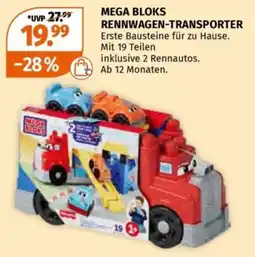 Müller MEGA BLOKS RENNWAGEN-TRANSPORTER Angebot