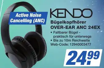 K+B Expert KENDO Bügelkopfhörer OVER-EAR ANC 24EX Angebot