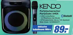 K+B Expert KENDO Partylautsprecher PartyCube 24EX Angebot