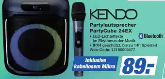 K+B Expert KENDO Partylautsprecher PartyCube 24EX Angebot