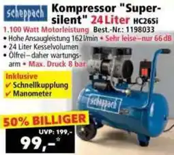 Norma Scheppach Kompressor "Super-silent" Angebot