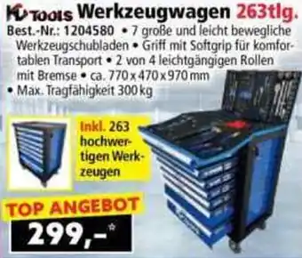 Norma TOOLS Werkzeugwagen 263tlg. Angebot
