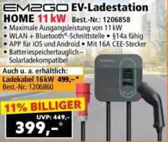 Norma EM2GO EV-Ladestation HOME 11 kW Angebot