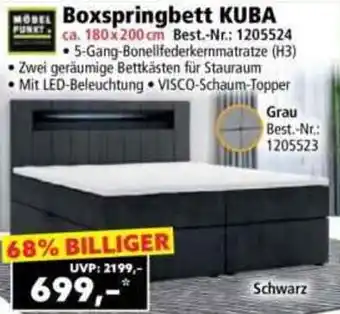Norma Boxspringbett KUBA Angebot