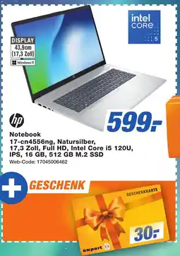 K+B Expert hp Notebook 17-cn4556ng, Natursilber Angebot