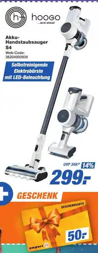 K+B Expert Hoogo Akku Handstaubsauger S4 Angebot