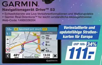 K+B Expert GARMIN Navigationsgerät Drive 53 Angebot