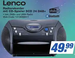 K+B Expert Lenco Radiorekorder mit CD-Spieler SCD 24 DAB+ Angebot