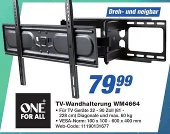 K+B Expert ONE FOR ALL TV-Wandhalterung WM4664 Angebot