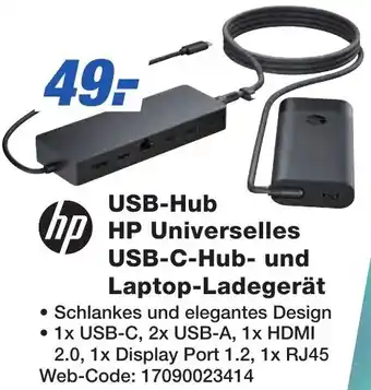 K+B Expert USB-Hub HP Universelles USB-C-Hub- und Laptop-Ladegerät Angebot