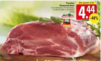 WEZ Frischer Nackenbraten 1000g Angebot