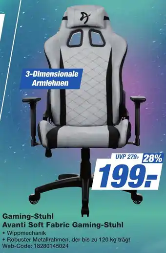 K+B Expert Gaming-Stuhl Avanti Soft Fabric Gaming-Stuhl Angebot