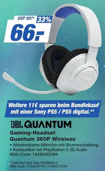 K+B Expert JBL Gaming-Headset Quantum 360P Wireless Angebot