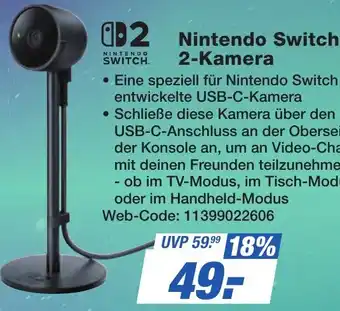 K+B Expert Nintendo Switch 2-Kamera Angebot