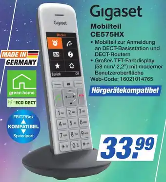 K+B Expert Gigaset Mobilteil CE575HX Angebot