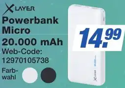 K+B Expert XLAYER Powerbank Micro 20.000 mAh Angebot