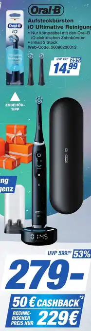 K+B Expert Oral-B Elektrische Zahnbürste iO 10 Cosmic Black Angebot