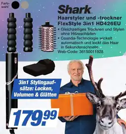 K+B Expert Shark Haarstyler und -trockner FlexStyle 3in1 HD426EU Angebot