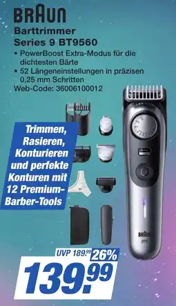 K+B Expert BRAUN Barttrimmer Series 9 BT9560 Angebot
