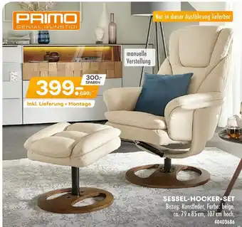 Möbel Kraft Primo sessel-hocker-set Angebot