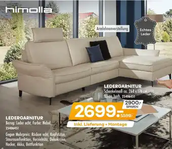 Möbel Kraft Himolla ledergarnitur Angebot