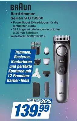 Expert Braun barttrimmer series 9 bt9560 Angebot
